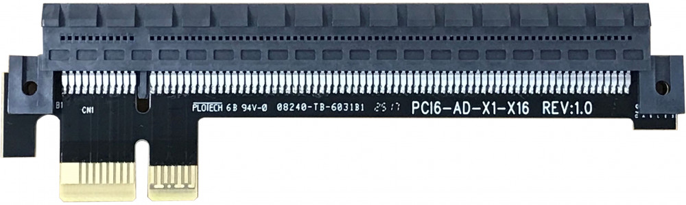 Gen6 PCIe x1-x16 Reducer Adapter