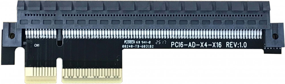 Gen6 PCIe x4-x16 Reducer Adapter