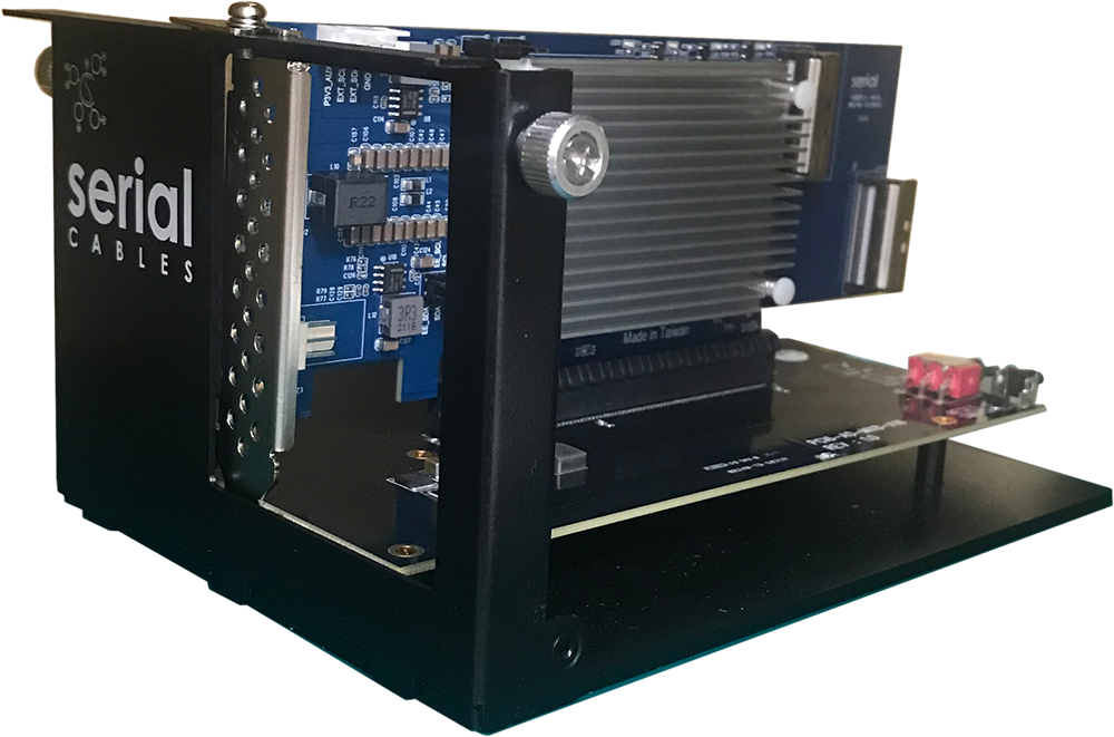 Gen6 PCIe *2 x8 MCIO to x16 AIC Slot Adapter