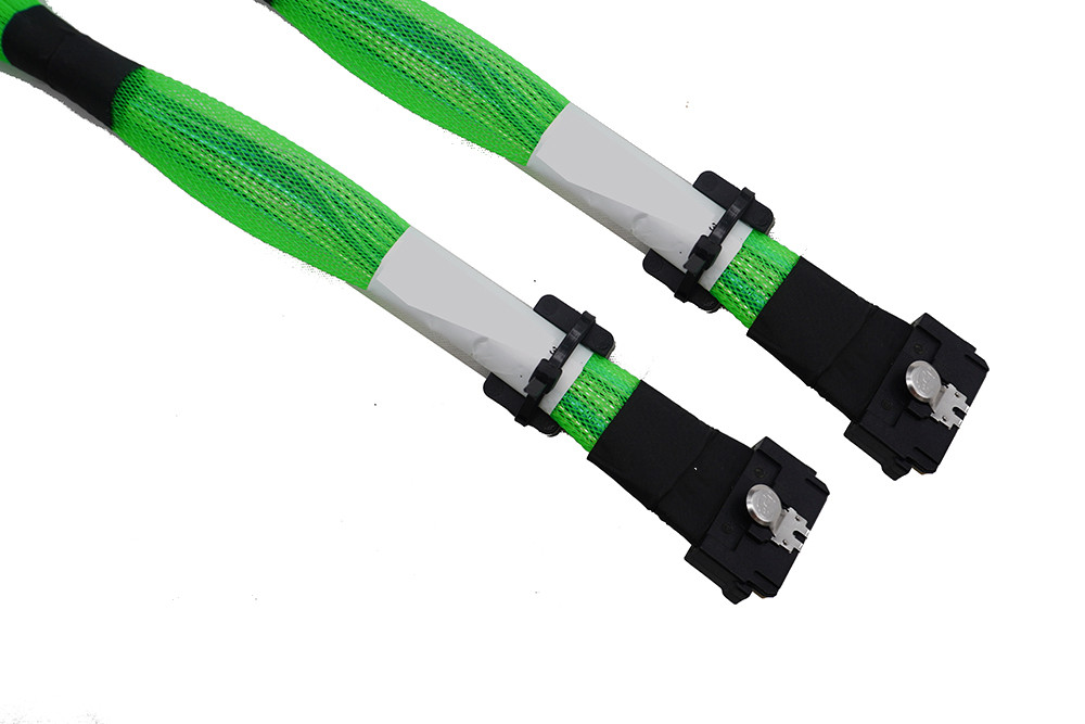 Gen6 PCIe MCIO X16(SFF-TA-1016) Str. 124P to 2* EDSFF 2C X8 (SFF-TA-1002) 84PCable, 0.5M