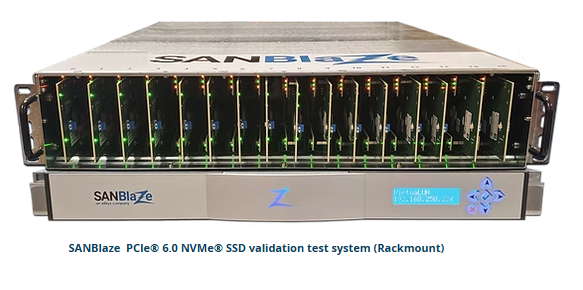 PCIe Gen6 NVMe SSD Test System