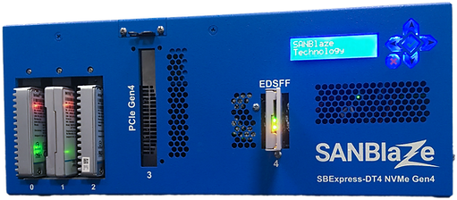 Sanblaze turnkey NVMe 2.5″ SSD validation test system - DT version